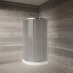 TK GRACE 80 POLUKRUŽNA TUŠ KABINA 80X80X190cm - Slika 2