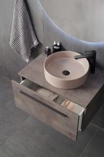 SMART 75 DONJI KUPAONSKI ORMARIĆ CHROMIX BRONCA CRNA RUČKICA - Slika 4