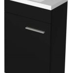 CRUMB 40 DONJI KUPAONSKI ORMARIĆ MAT CRNI LIJEVI