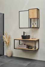 RIDDLE 90 NEW DONJI KUPAONSKI ORMARIĆ HRAST AUTHENTIC - Slika 4