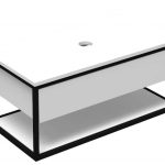 RIDDLE 90 XL NEW DONJI KUPAONSKI ORMARIĆ BIJELI SJAJ