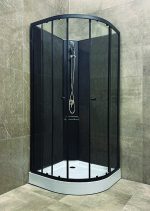 EVA 90 BLACK POLUKRUŽNA TUŠ KABINA 90x90x205 cm - Slika 2