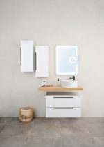 HIP 80 PLOČA ZA UMIVAONIK HRAST NATURAL 80x55 cm - Slika 2