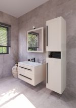 ETERNITY 80 DONJI KUPAONSKI ORMARIĆ KAŠMIR CRNA RUČKICA - Slika 5