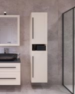 ETERNITY 170 VOV BOČNI KUPAONSKI ORMARIĆ KAŠMIR CRNA RUČKICA - Slika 2