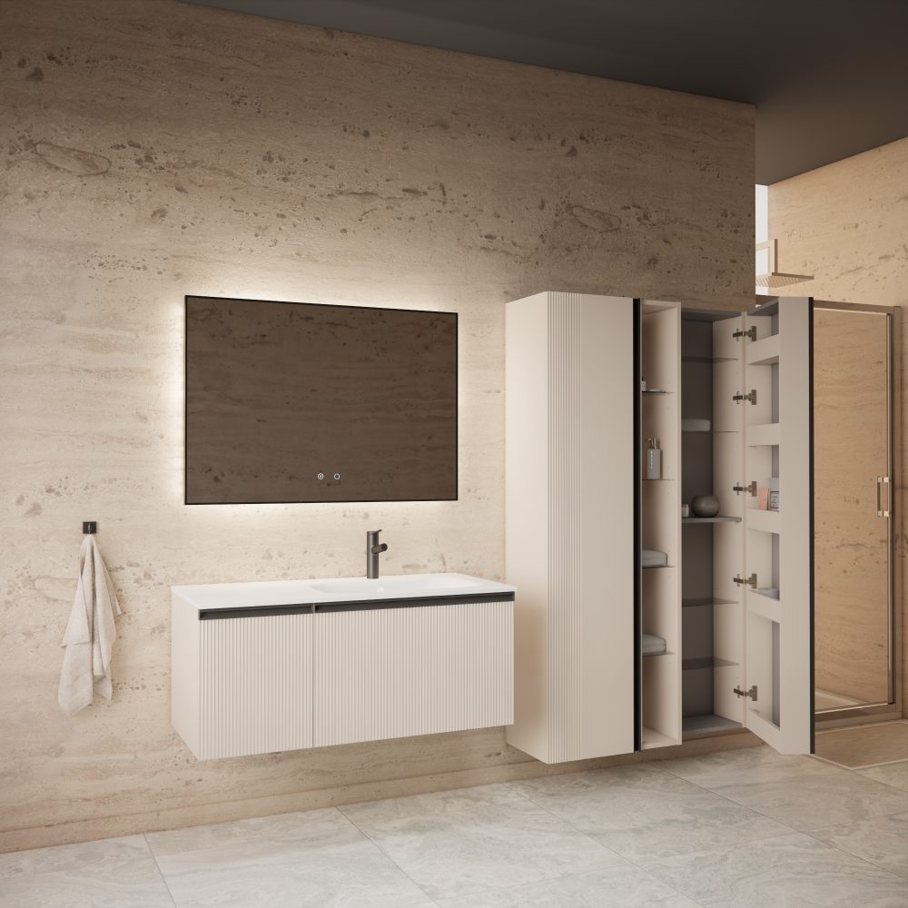 MIRAGE 100 DONJI KUPAONSKI ORMARIĆ KAŠMIR CRNA RUČKICA - Slika 3