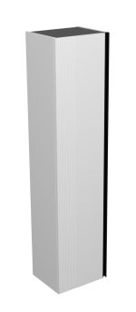 MIRAGE 170 BOČNI KUPAONSKI ORMARIĆ BIJELI MAT CRNA RUČKICA