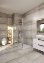 TK MALAGA 90120 CHROME PRAVOKUTNA TUŠ KABINA 90X120X195 cm - Slika 2