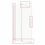 ALUMINIJSKI PROFIL ZA VETRO SLIDE CHROME 120X195 cm