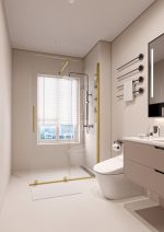 ALUMINIJSKI PROFIL ZA VETRO SLIDE BRUSHED GOLD 120X195 cm - Slika 2