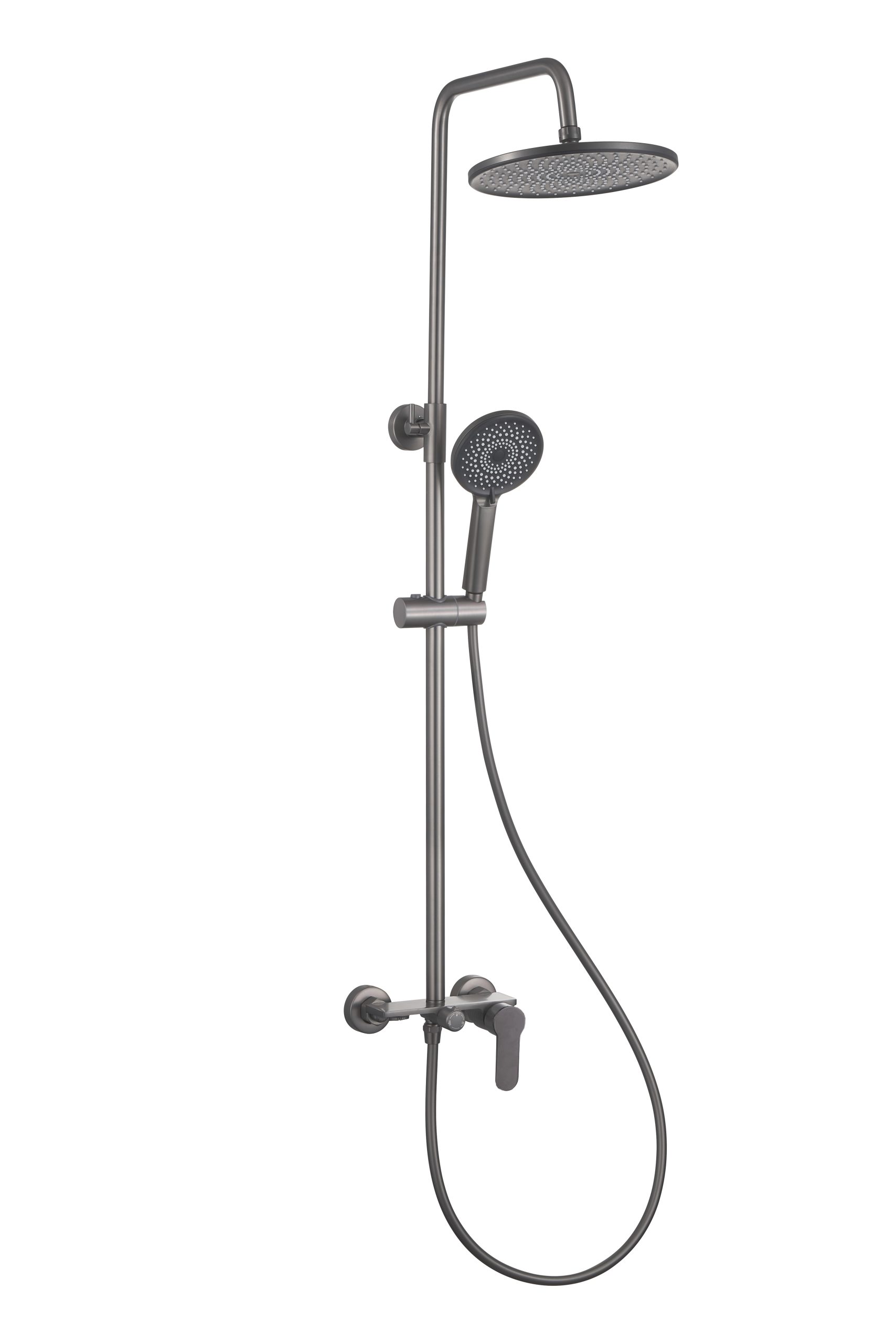 17269_1.jpg NEROLA TUŠ SET S MJEŠALICOM GUN GRAY - Slika 1