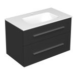 ETERNITY 80 DONJI KUPAONSKI ORMARIĆ GRAFIT SUPERMAT SREBRNA RUČKICA