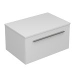 SMART 75 DONJI KUPAONSKI ORMARIĆ BIJELI SJAJ SREBRNA RUČKICA