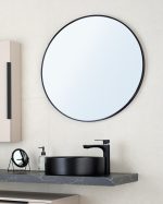 ZOYA BLACK OGLEDALO R 60 cm - Slika 2