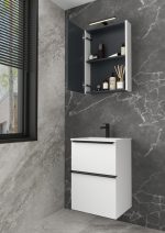 BIT 60 DONJI KUPAONSKI ORMARIĆ BIJELI SJAJ - Slika 4