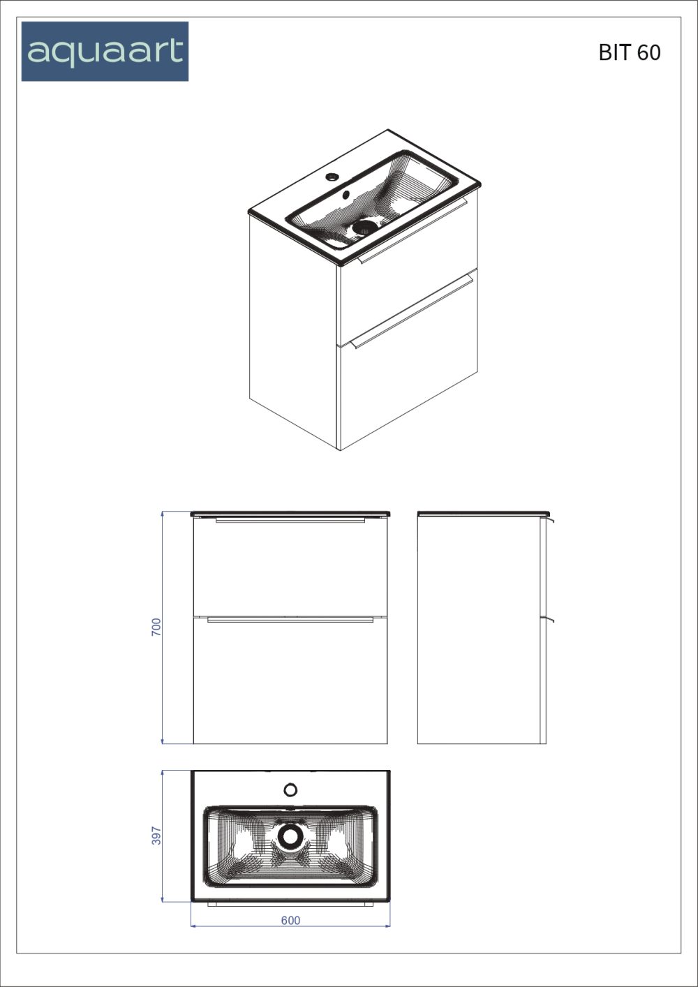 BIT 60 DONJI KUPAONSKI ORMARIĆ KAŠMIR - Slika 6