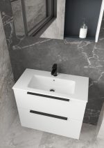 BIT 80 DONJI KUPAONSKI ORMARIĆ BIJELI SJAJ - Slika 5