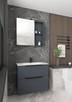 BIT 80 DONJI KUPAONSKI ORMARIĆ GRAFITNO SIVA - Slika 2