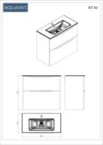 BIT 80 DONJI KUPAONSKI ORMARIĆ GRAFITNO SIVA - Slika 6