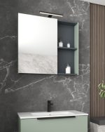 BIT 80 GORNJI KUPAONSKI ORMARIĆ EUKALIPTUS ZELENA - Slika 2