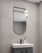 LIT OVALNO OGLEDALO S RASVJETOM - Slika 3