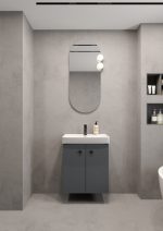 LIT 60 DONJI KUPAONSKI ORMARIĆ GRAFITNO SIVA - Slika 4