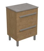 SARA 60 DONJI KUPAONSKI ORMARIĆ HRAST NATURAL S PLOČOM CANDELA MRAMOR