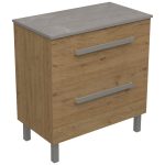 SARA 80 DONJI KUPAONSKI ORMARIĆ HRAST NATURAL S PLOČOM CANDELA MRAMOR