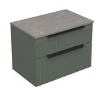 MIRIAD 70 DONJI KUPAONSKI ORMARIĆ ZELENI MAT S PLOČOM CANDELA MRAMOR