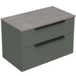 MIRIAD 80 DONJI KUPAONSKI ORMARIĆ ZELENI MAT S PLOČOM CANDELA MRAMOR