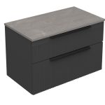 MIRIAD 80 DONJI KUPAONSKI ORMARIĆ GRAFIT SUPERMAT S PLOČOM CANDELA MRAMOR