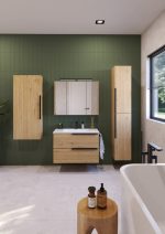 LATERAL 80 DONJI KUPAONSKI ORMARIĆ HRAST NATURAL - Slika 2