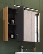 LATERAL 100 GORNJI KUPAONSKI ORMARIĆ HRAST NATURAL - Slika 3