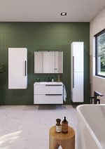 LATERAL 100 DONJI KUPAONSKI ORMARIĆ BIJELI SJAJ - Slika 2