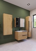 LATERAL 100 DONJI KUPAONSKI ORMARIĆ HRAST NATURAL - Slika 4