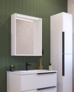 LATERAL OGLEDALO S RASVJETOM BIJELI SJAJ - Slika 2