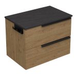 LATERAL 70 DONJI KUPAONSKI ORMARIĆ HRAST NATURAL S PLOČOM SCIVARO ŠKRILJEVAC