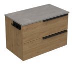 LATERAL 80 DONJI KUPAONSKI ORMARIĆ HRAST NATURAL S PLOČOM CANDELA MRAMOR