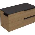 LATERAL 100 DONJI KUPAONSKI ORMARIĆ HRAST NATURAL S PLOČOM SCIVARO ŠKRILJEVAC