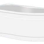 ELEGANT 150L/O KUPAONSKA KADA 1500x900 mm