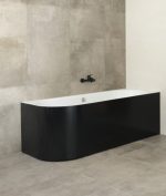 NEAT RIGHT BLACK GLOSS SAMOSTOJEĆA KADA 180x75x60 cm