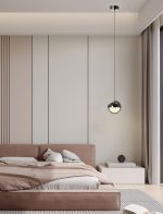 LED VISEĆA SVJETILJKA LUMINIS D120 7W 280lm 3000K IP20 BLACK CHROME