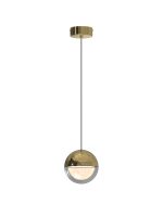 LED VISEĆA SVJETILJKA LUMINIS D120 7W 280lm 3000K IP20 BRUSHED GOLD