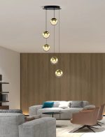 LED VISEĆA SVJETILJKA LUMINIS 5 D340 30W 1200lm 3000K IP20 BRUSHED GOLD - Slika 2