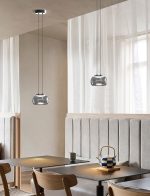 LED VISEĆA SVJETILJKA LUXEON D180 7W 240lm 3000K IP20 MATTE BLACK