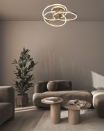 LED STROPNA SVJETILJKA ASTARA D575 56W 3360LM 3000/4000/6000K IP20 BRUSHED GOLD - Slika 2