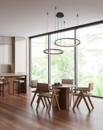 LED VISEĆA SVJETILJKA AURELIA D600+ D400 80W 4160LM 3000/4000/6000K IP20 COFFEE - Slika 2