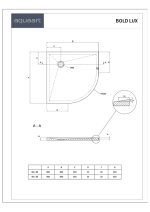 BOLD LUX 80 PK MINERALSOLID TUŠ KADA BIJELA SJAJNA A - Slika 2