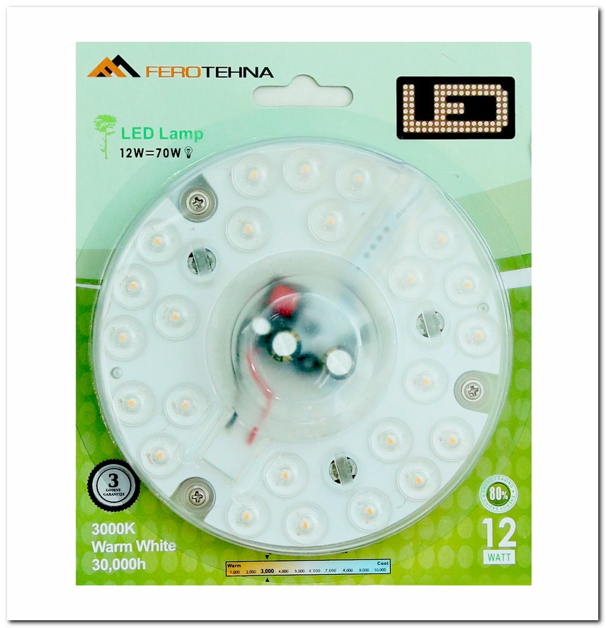 00001410-1.jpg LED MODUL 12W 1300lm 3000K 170-265V DIA122 BLISTER - Slika 1