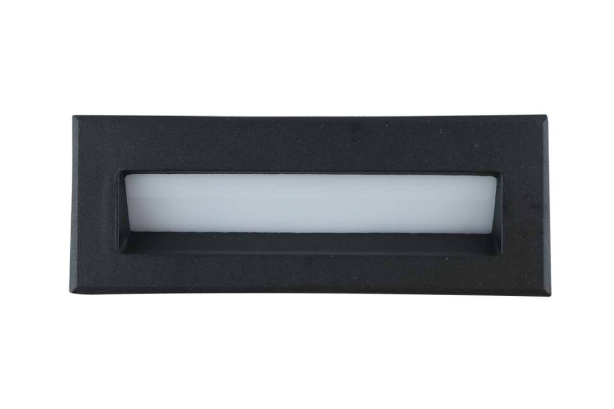 0005421-1-1.jpg LED VANJSKA UGRADBENA SVJETILJKA BELFAST BLACK 3W 4000K IP54 - Slika 1